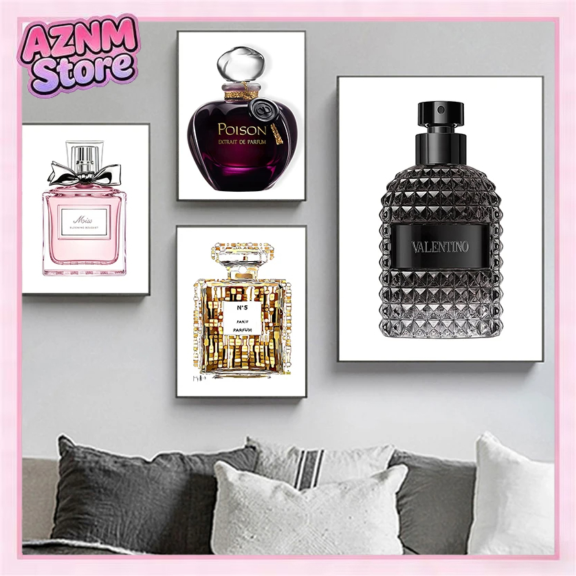 1pc frameless Minimalist Wall  - Perfume Villa Fragrance ulasan dan harga