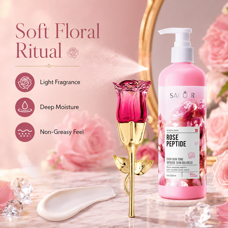 Rose Perfume & Body Lotion Set - Perfume Fragrance Body Lotion ulasan dan harga