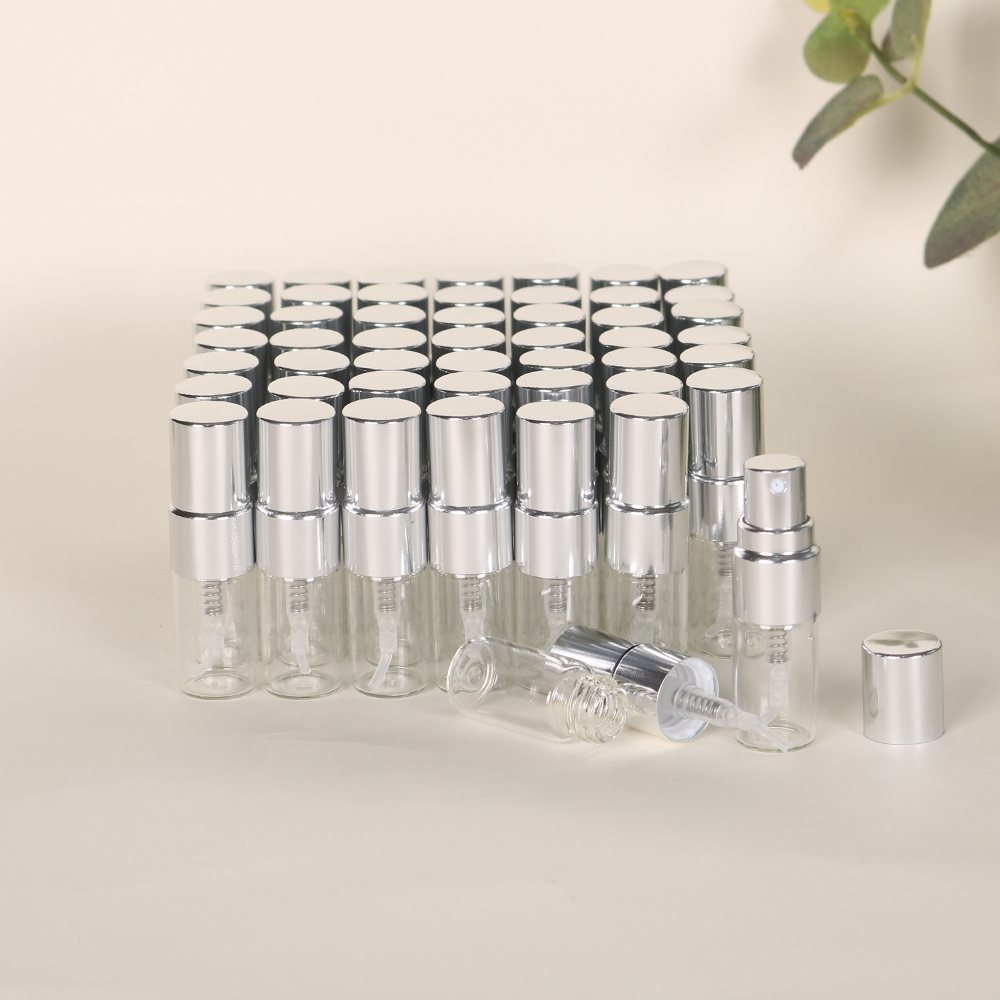 50pcs 2ml Transparent Glass Mi - Perfume Fragrance Enhancer ulasan dan harga