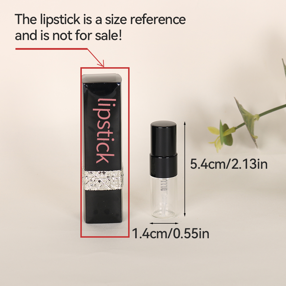 50pcs 2ml Transparent Glass Mi - Perfume Fragrance Enhancer ulasan dan harga