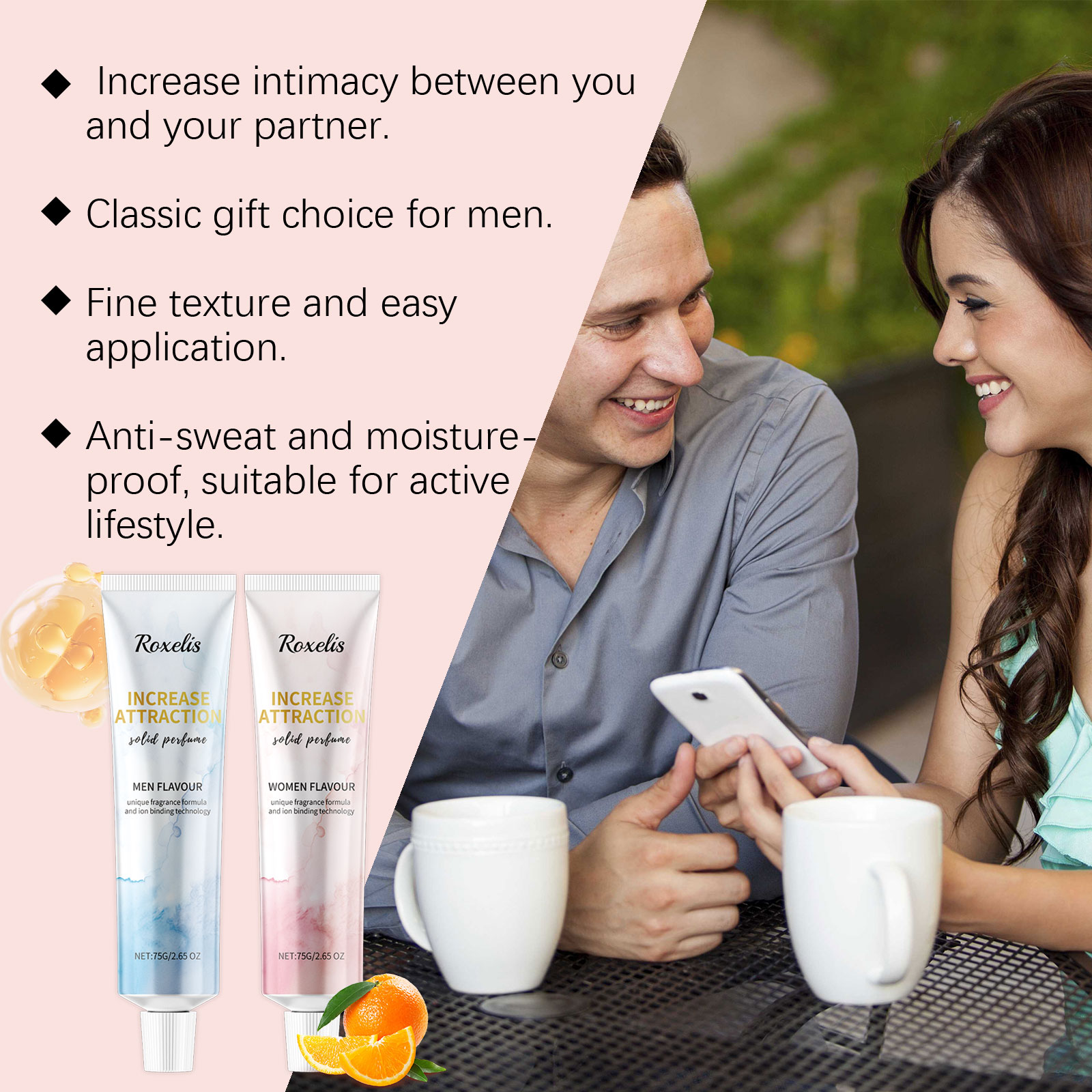 75g Woody Citrus Perfume Stick - Perfume Fragrance Enhancer ulasan dan harga