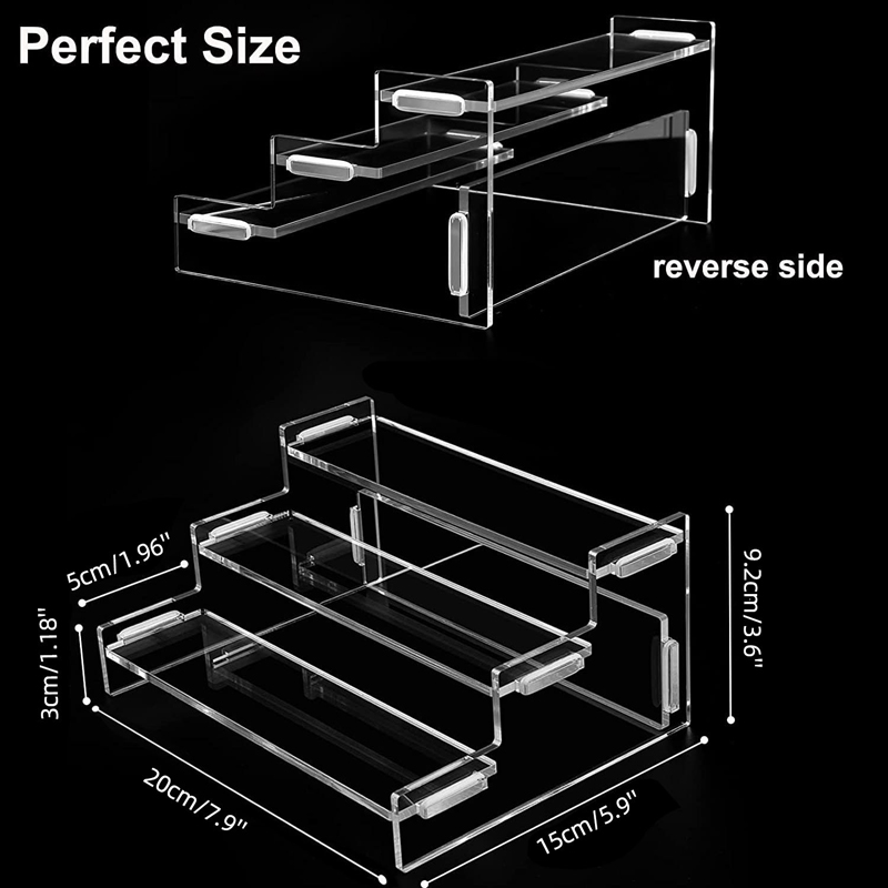 3 Tier Acrylic Display Stand D - Perfume Villa Fragrance ulasan dan harga