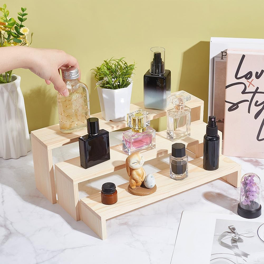 Wooden Display Stand Figure St - Perfume Villa Fragrance ulasan dan harga
