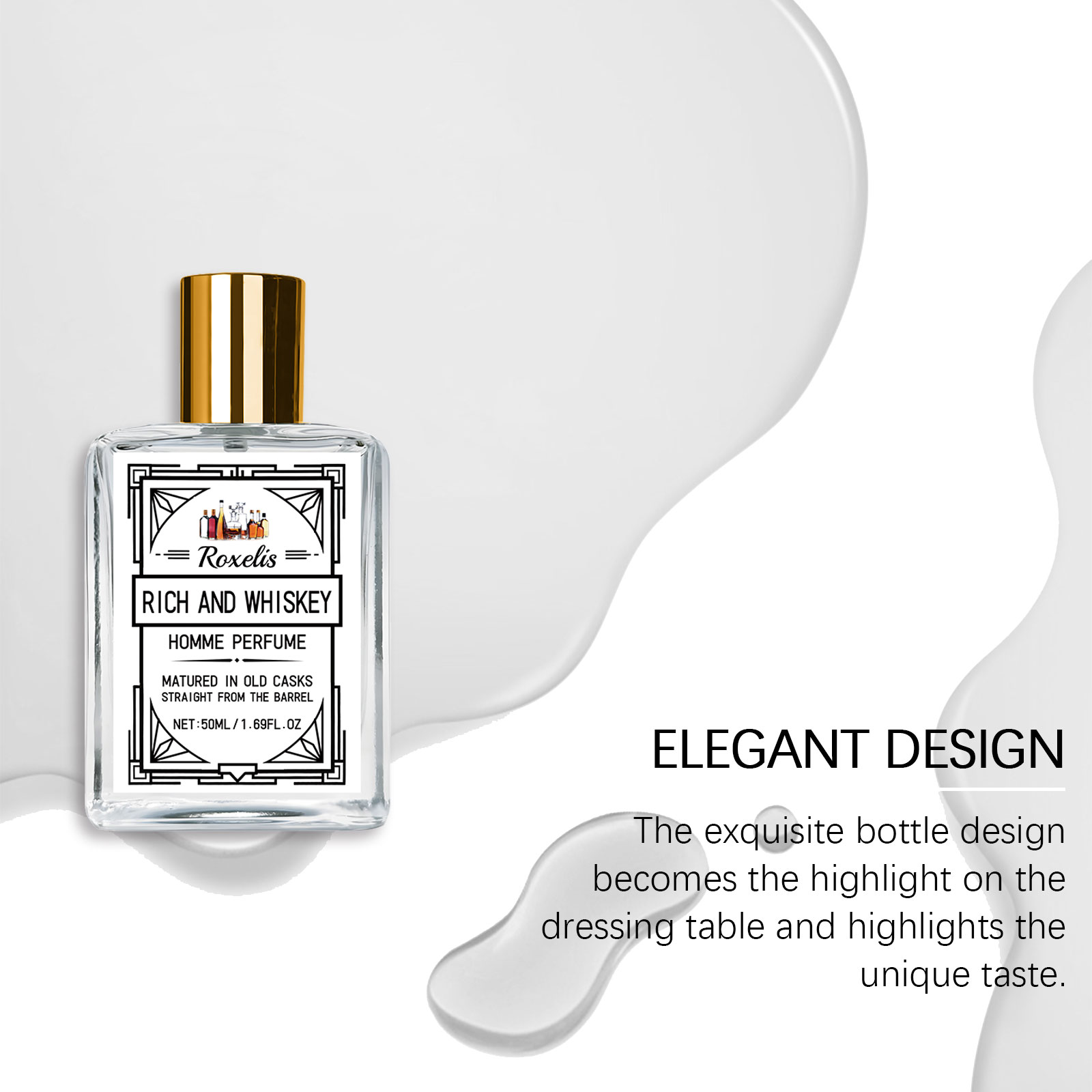 Roxelis 50ml Charm Whisky Men' - Perfume Fragrance Man ulasan dan harga